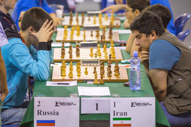 شکست شطرنج‌بازان ایران در دور ششم مسابقات تیمی قهرمانی جهان