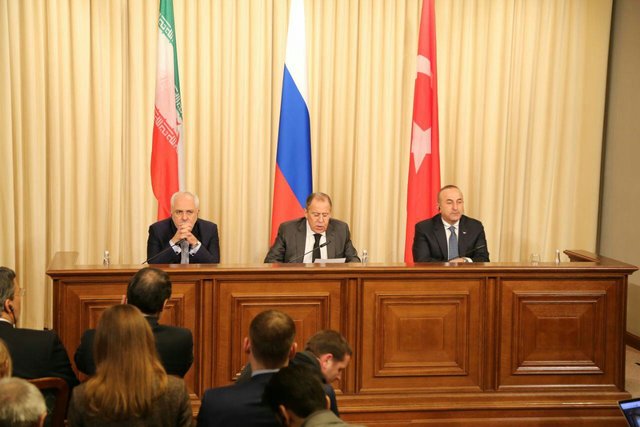بیانیه مشترک وزیران امور خارجه  ایران، روسیه و ترکیه در پی نشست ژنو