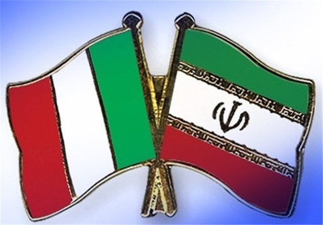 پرچم ایران و ایتالیا