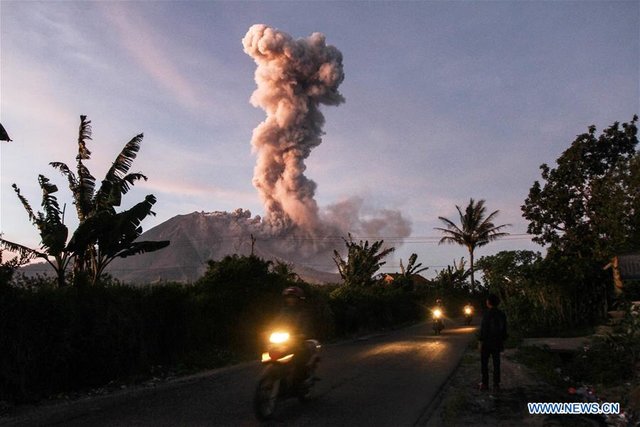 فوران آتشفشانی دیگر در اندونزی