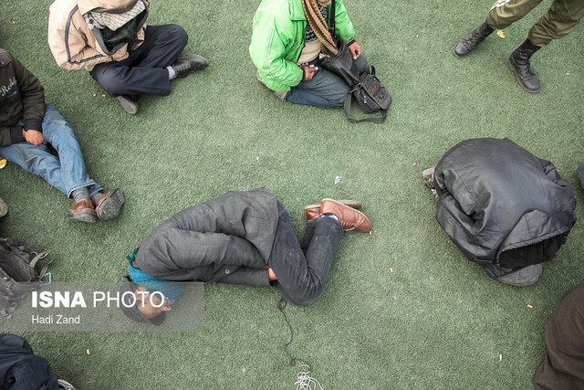 ساماندهی معتادان متجاهر شیراز در آستانه نوروز