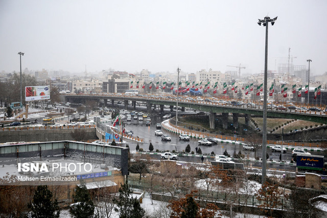 باران، برف و وزش شدید باد در راه مشهد