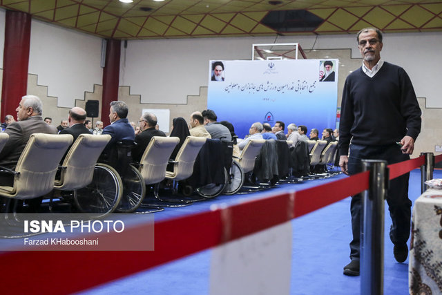 خسروی وفا بار دیگر رییس کمیته ملی پارالمپیک شد خسروی وفا