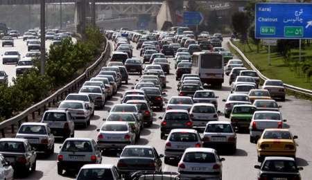 ترافیک نیمه سنگین در آزادراه تهران – کرج