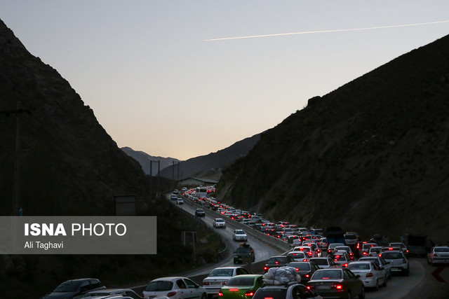 ترافیک سنگین آزادراه کرج – تهران