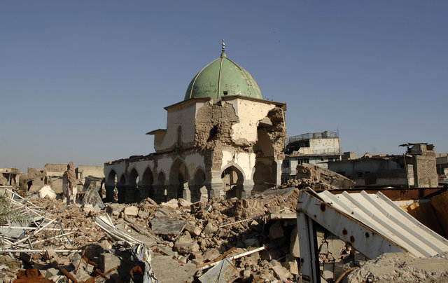 مسجد “جامع النوری” موصل بازسازی می‌شود