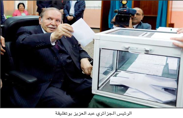 حمایت حزب حاکم الجزائر از کاندیداتوری بوتفلیقه در انتخابات ریاست‌جمهوری