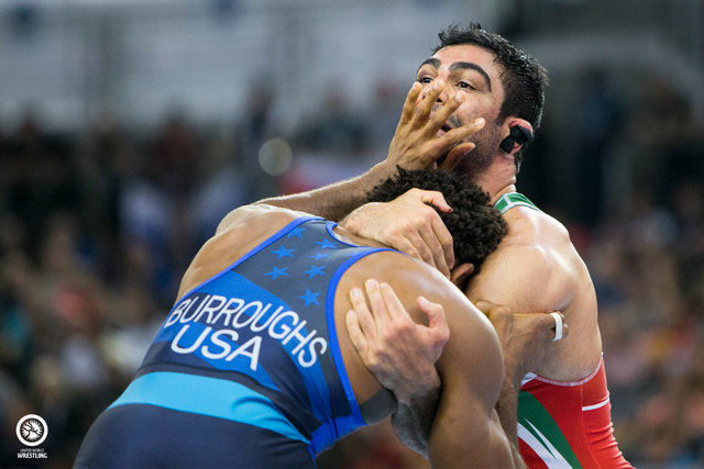 پیروزی حسین خانی مقابل نفر سوم المپیک