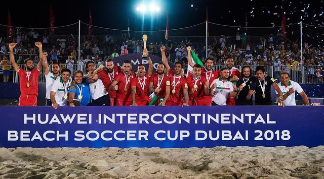 فوتبال ساحلی ایران رتبه دوم سال ۲۰۱۸ جهان و اول آسیا