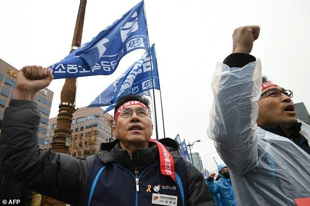 اعتصاب و تظاهرات سراسری کارگران کره جنوبی