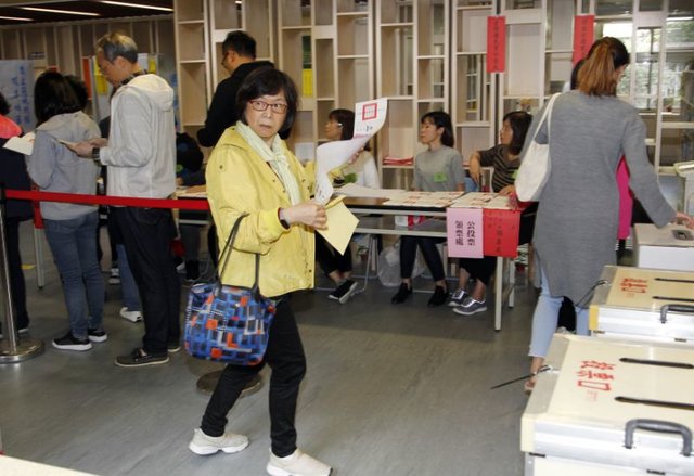 شرکت تایوانیها در انتخابات محلی تایوان