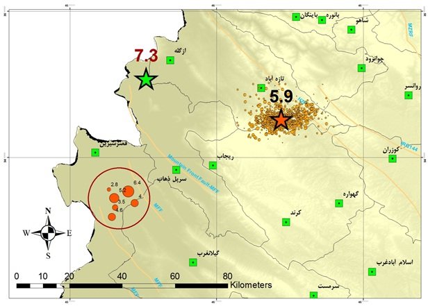 وجود ۹۰ روستا در کانون زلزله ۶.۴ استان کرمانشاه/احتمال فعالیت مجدد گسل “پیشانی کوهستان”