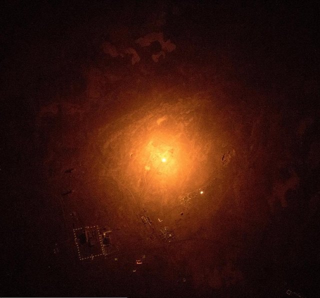 لحظه پرتاب موشک “پروگرس” از منظر ایستگاه فضایی+عکس