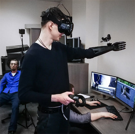 تمرین عادت به اندام ساختگی توسط واقعیت مجازی + فیلم