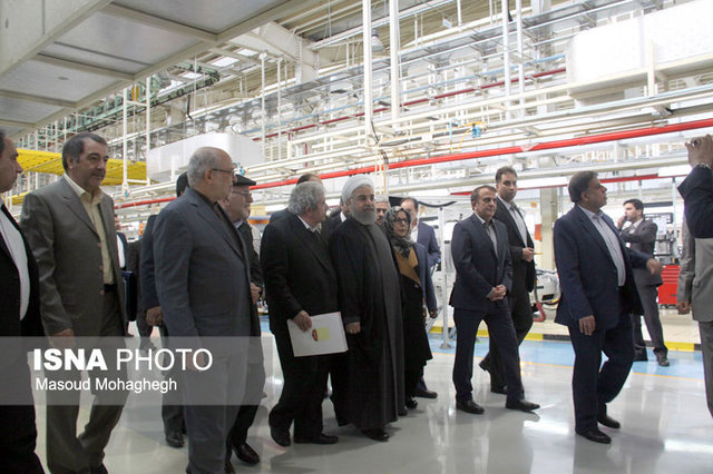 افتتاح پروژه‌هایی که با کلید روحانی قفلشان باز شده