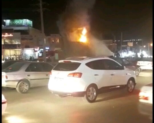 واکنش پلیس کهگیلویه و بویراحمد به آتش زدن مجسمه آریوبرزن در یاسوج
