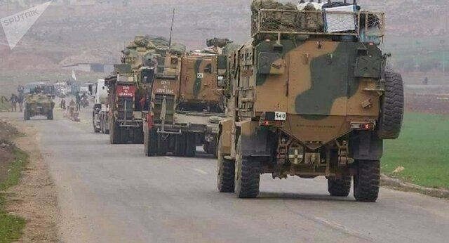 اعزام تجهیزات نظامی جدید ترکیه به مرز با سوریه