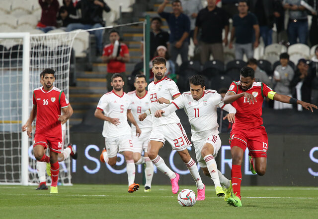 برتری ایران در آمار به جای مانده از بازی با عمان