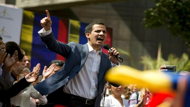گوآیدو خود را رییس‌جمهوری موقت ونزوئلا خواند
