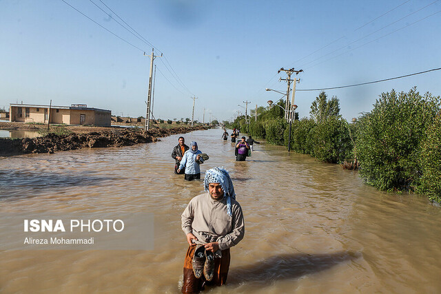 امدادرسانی به ۳۴۵۵ خانوار خوزستانی آسیب‌دیده از سیلاب