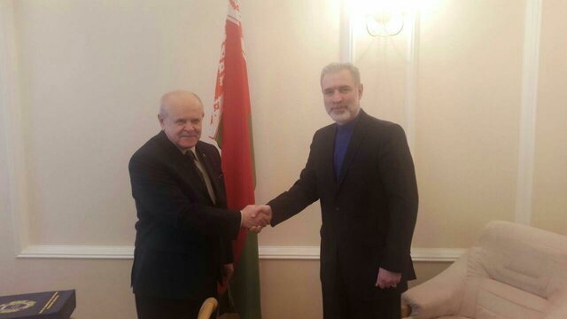 دیدار  سفیر ایران در مینسک با رئیس کمیته کنترل دولتی بلاروس