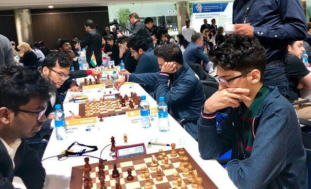 اولین برتری شطرنج بازان ایران در دور سوم مسابقات شطرنج قهرمانی تیمی جهان