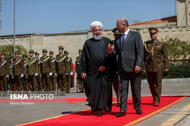 بازتاب گسترده سفر روحانی به عراق در رسانه‌های عربی
