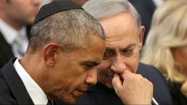 نتانیاهو تصاویرش با اوباما را هم وارد کارزار انتخاباتی خود کرد