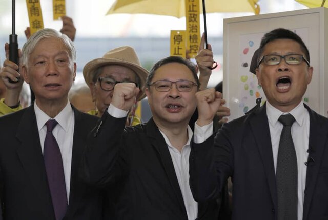 محکومیت ۳ تن از رهبران جنبش “اشغال” در هنگ‌کنگ