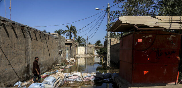 تخلیه تاکنون ۲۳۰ روستا در خوزستان بر اثر سیلاب