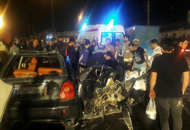یک کشته و دو مصدوم در تصادف جاده خاوران