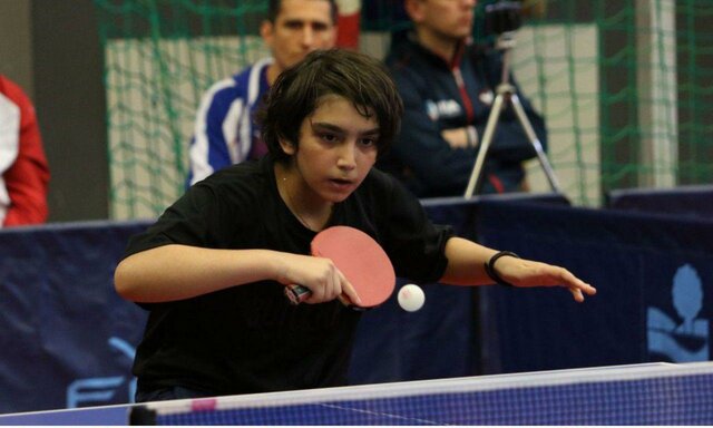 برنز نوجوان پینگ‌پنگ‌باز ایران در مسابقات فرانسه