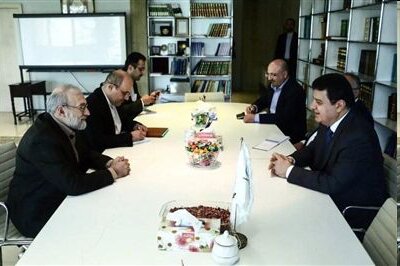 دیدار و گفت‌وگوی جواد لاریجانی با سفیر سوریه درباره موضوع بندی‌های جولان