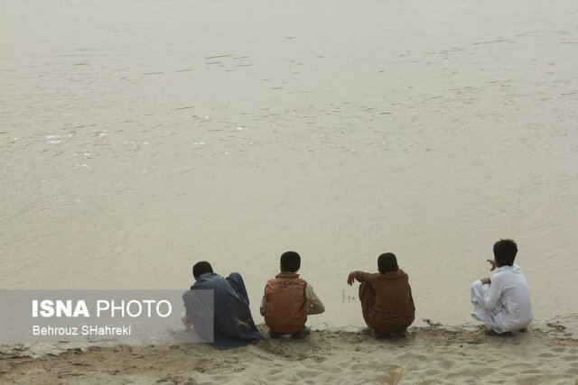 تداوم ورود سیلاب به شمال سیستان و بلوچستان + عکس