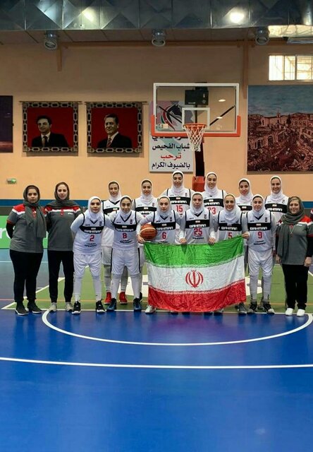 نماینده بسکتبال بانوان ایران پیروز شد