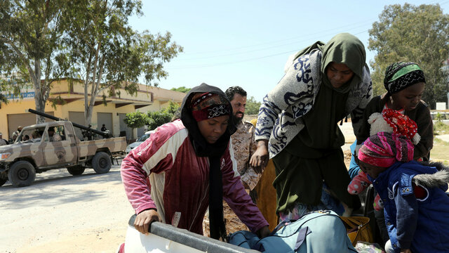 عملیات سازمان ملل برای خارج کردن آوارگان لیبیایی از مناطق درگیر در طرابلس