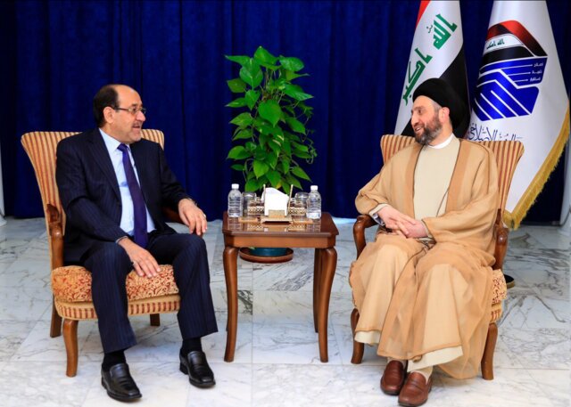 رایزنی حکیم و مالکی درباره کابینه عراق