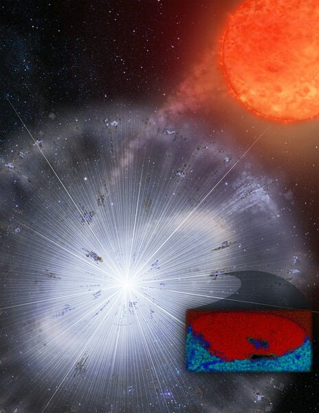 غباری که متعلق به یک ستاره مرده پیش از تولد خورشید است