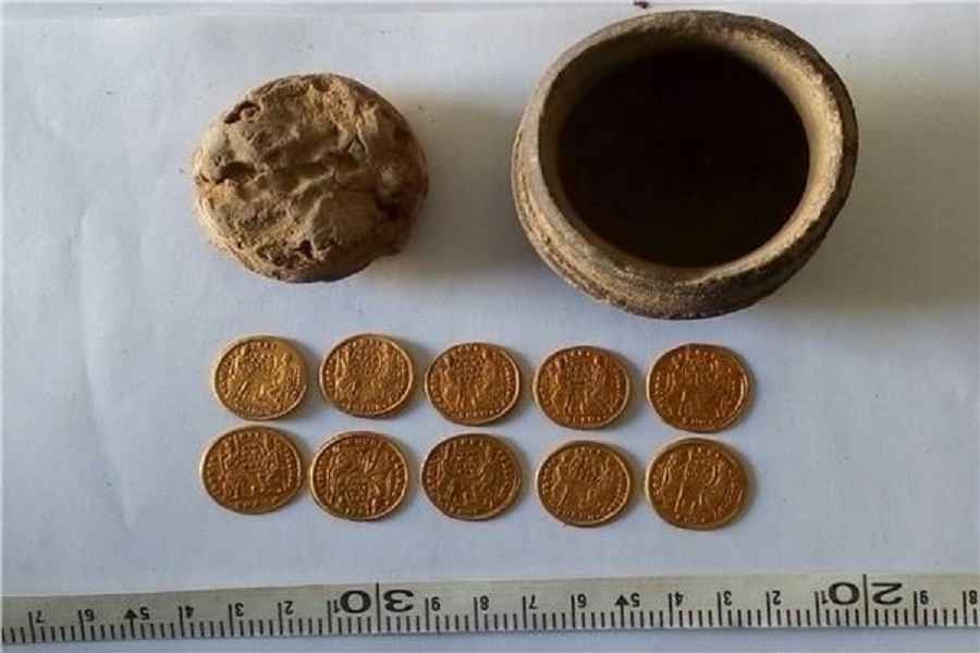 مصر گنجینه‌ای از سکه‌های دوران بیزانس را کشف کرد