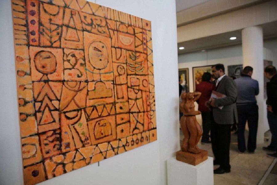 بزرگترین نمایشگاه هنرهای تجسمی عراق برگزار شد