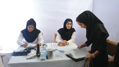 ارائه خدمات رایگان در نمایشگاه سلامت دانشگاه امیرکبیر