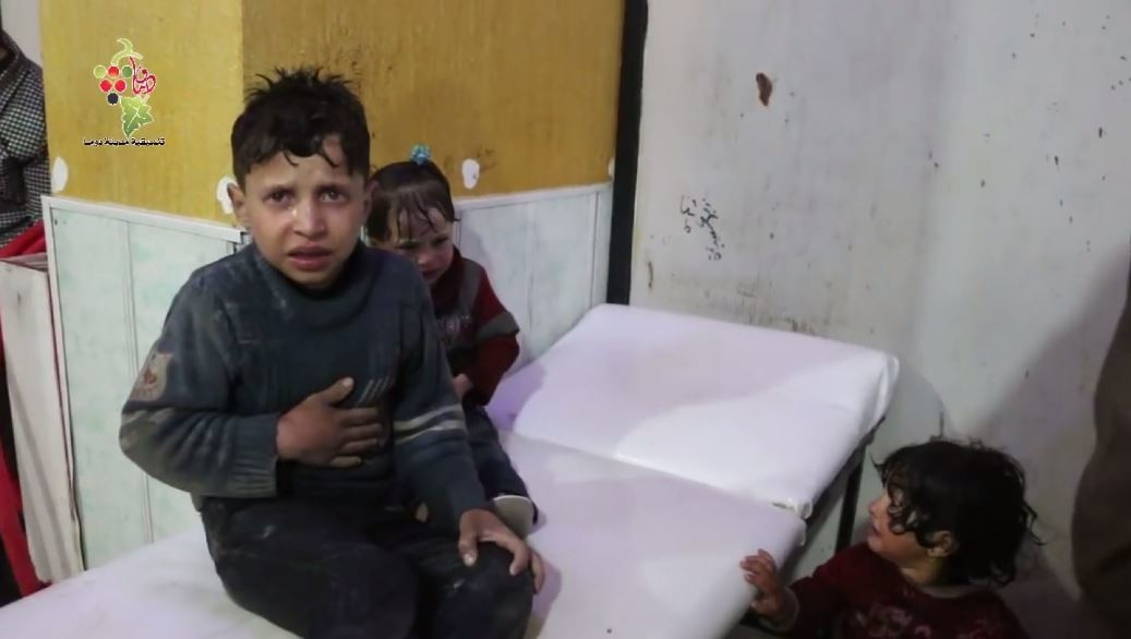 روسیه کودک فیلم شیمیایی ساختگی در دوما را به لاهه می‌برد
