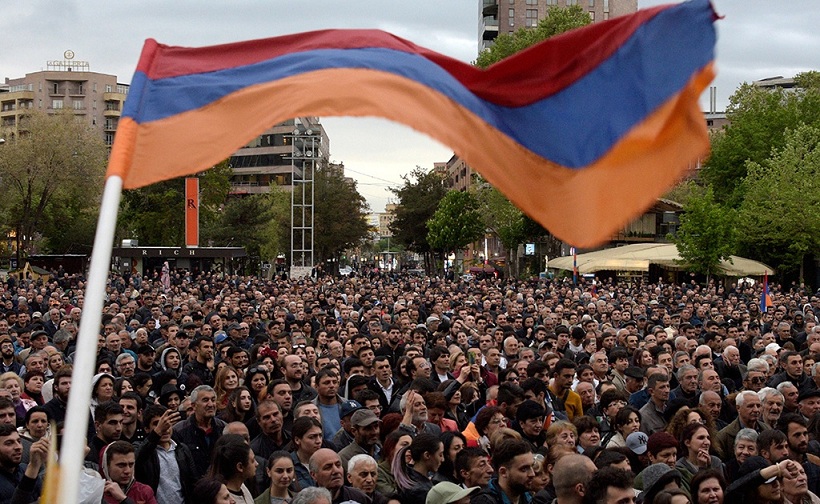 تظاهرات علیه نخست وزیر جدید ارمنستان ادامه دارد