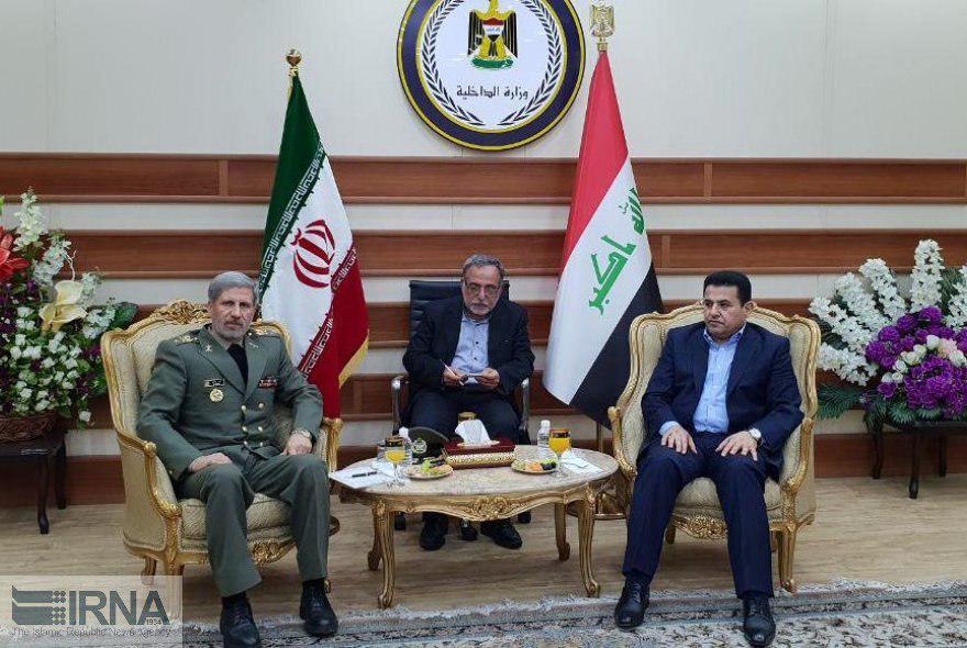 وزیر دفاع ایران و وزیر کشور عراق گفت وگو کردند