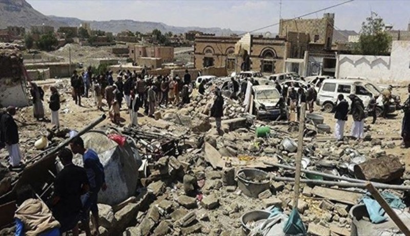 ۱۰ شهروند یمنی در بمباران جنگنده های متجاوزان کشته شدند