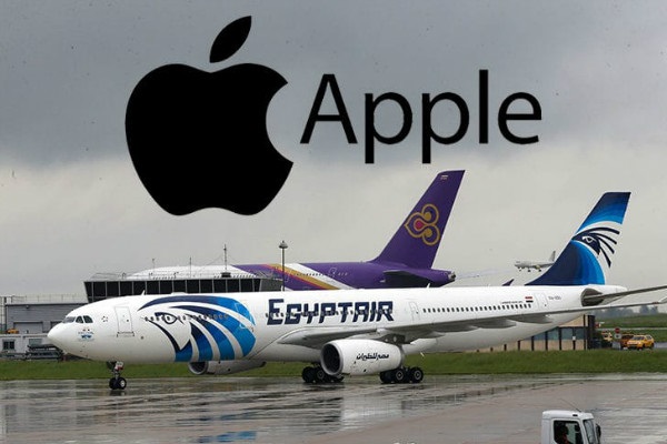 اپل به خاطر سقوط یک هواپیمای مصری به دادگاه می‌رود