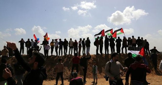 راهپیمایی "بازگشت" در نوار غزه