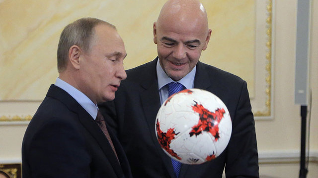 پوتین در دیدار افتتاحیه جام جهانی شرکت می‌کند