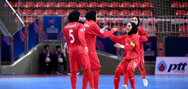 ایران ۵ – ویتان صفر/ جام قهرمانی آسیا در یک قدمی دختران فوتسال ایران