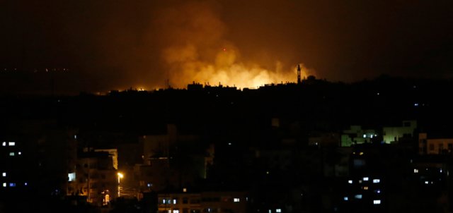 حملات جنگنده‌های رژیم صهیونیستی به بندر غزه و پایگاه‌ مقاومت